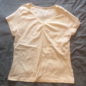 Buttercup yellow short sleeved t-shirt